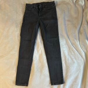 Size 8 Gray American Eagle Hi Rise Jeggings